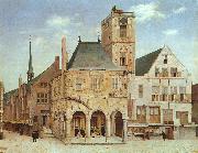 Pieter Jansz Saenredam The Old Town Hall in Amsterdam Sweden oil painting reproduction